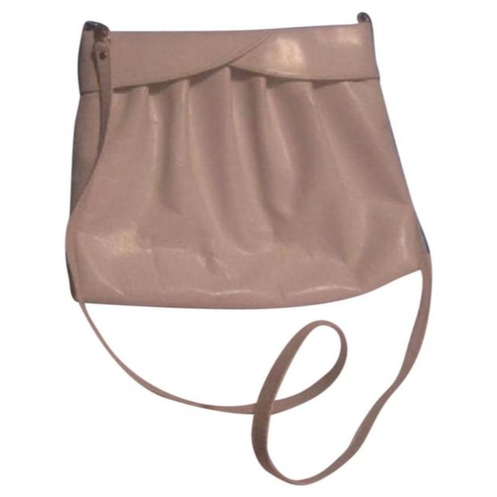 Salvatore Ferragamo Vintage White Leather 2-Way Cross Body Bag